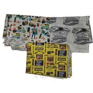 Lot of Spam Fabric Quilting Hawaiian